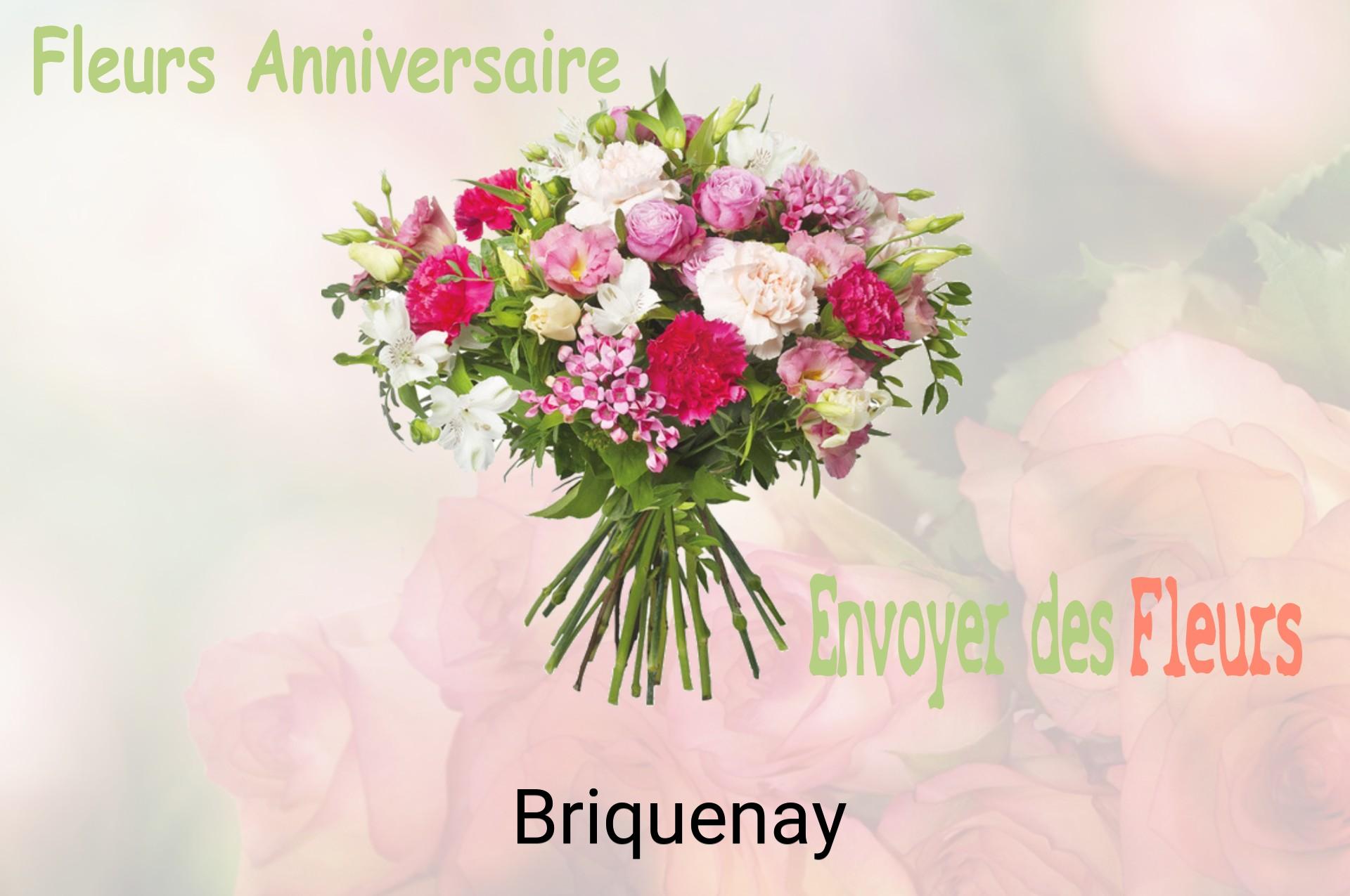 Bouquet de fleurs d’anniversaire livré à Briquenay